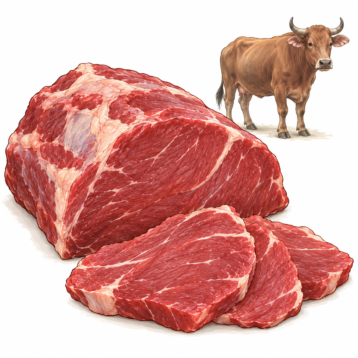 牛肉のイラスト