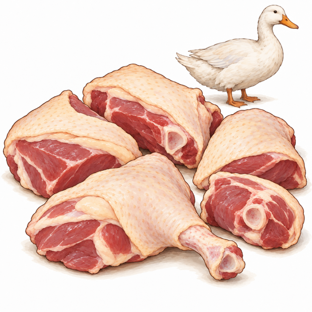 アヒル肉のイラスト