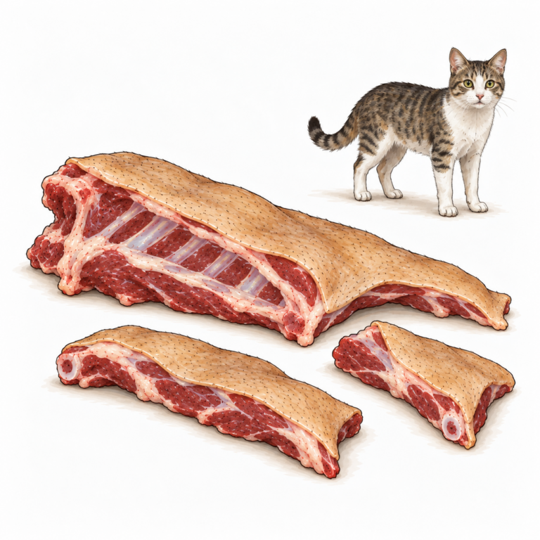 猫肉のイラスト