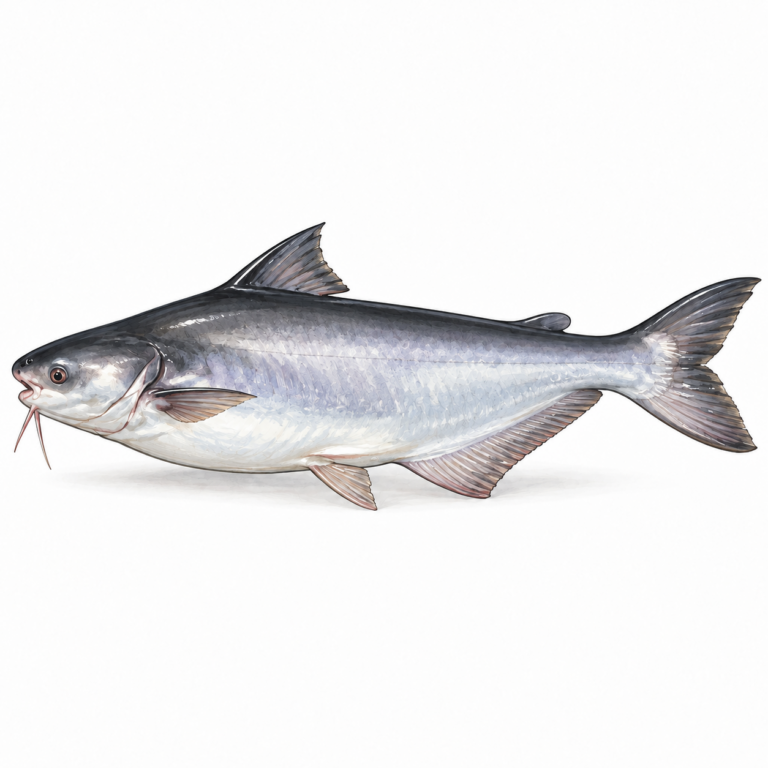 Pangasius kunyitのイラスト